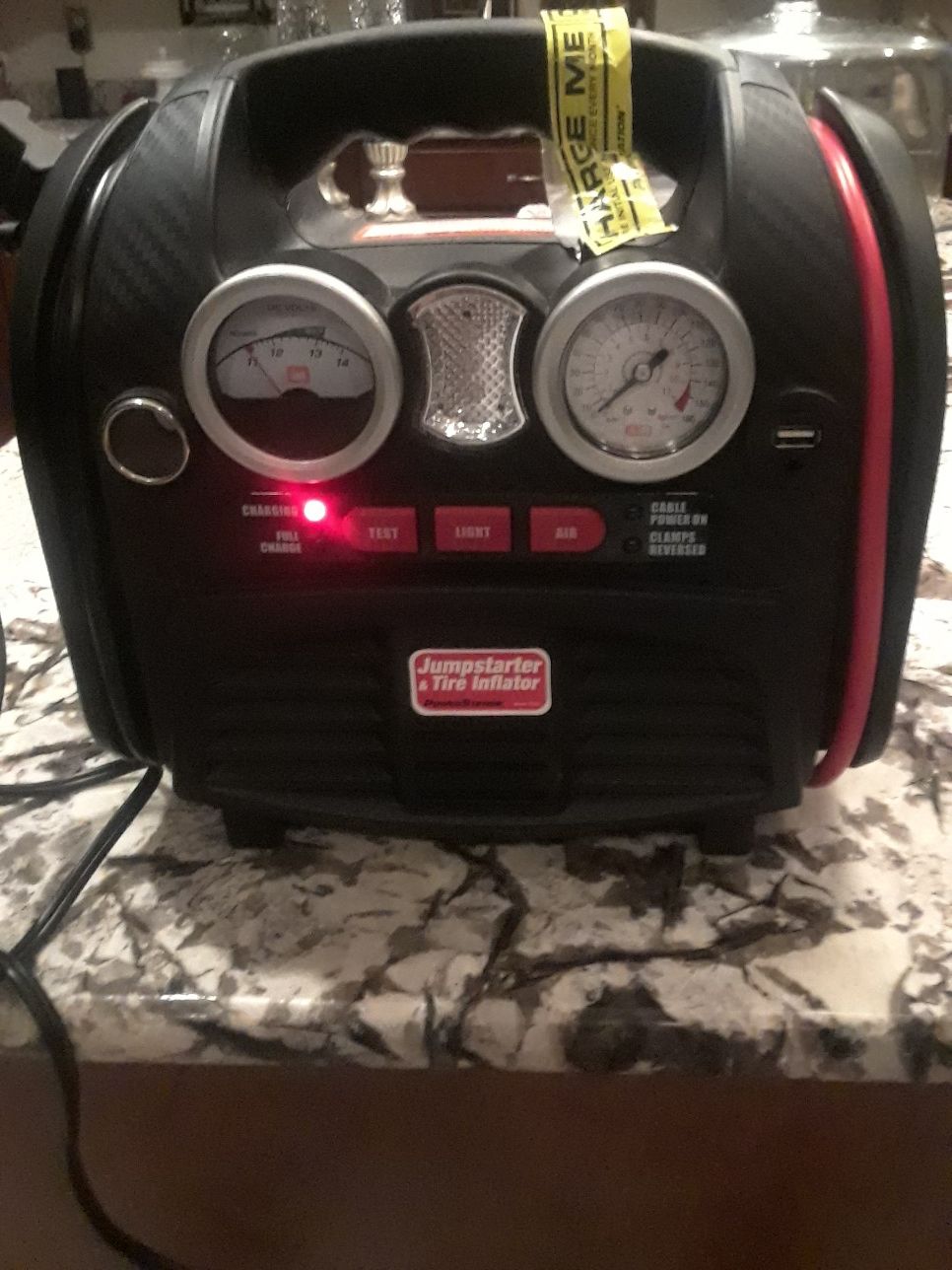 jump starter & tire inflator POWER station MODEL Psx3