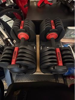 Pair of 52.5lb dumbbells