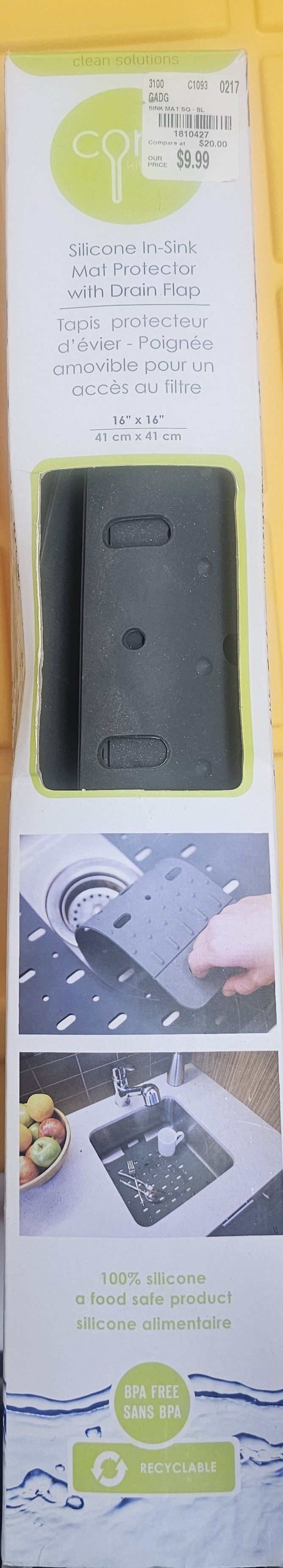New! Silicone In Sink Mat Protector
