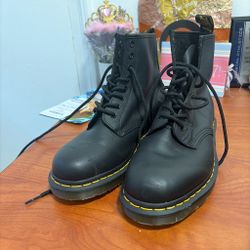 Dr. Martens 1460 Black Leather Lace-Up Boots
