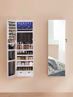 SONGMICS Hanging Jewelry Cabinet