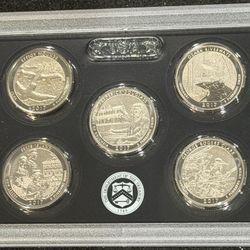 2017 S Gem Proof National Parks Quarters In Original Government Package No Envelope 