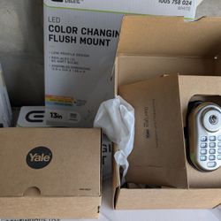 Two Brand New Yale Electric Door Locks With Warranty 