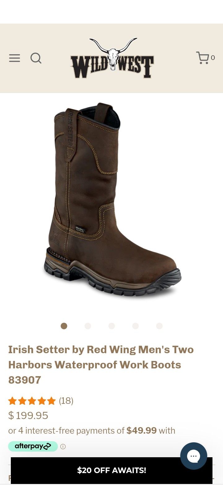 Irish Setter Boots By Red Wing