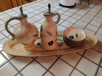 Olive Oil N Bread Set