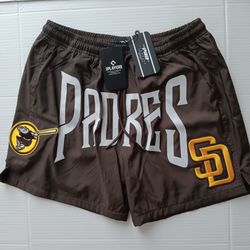 San Diego Padres Men's Pro Standard Classic Woven City Tour 2.0 Shorts Brown