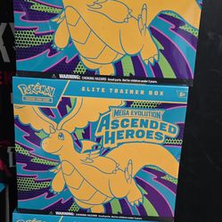 New Pokemon Mega Evolution Ascended Heroes Elite Trainer Box ETB Sealed