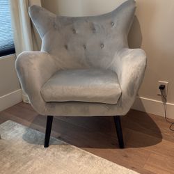 Mid Century Modern  Wing Back Chair 