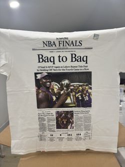 Size (L) Vintage Lakers “Baq To Baq” T-shirt