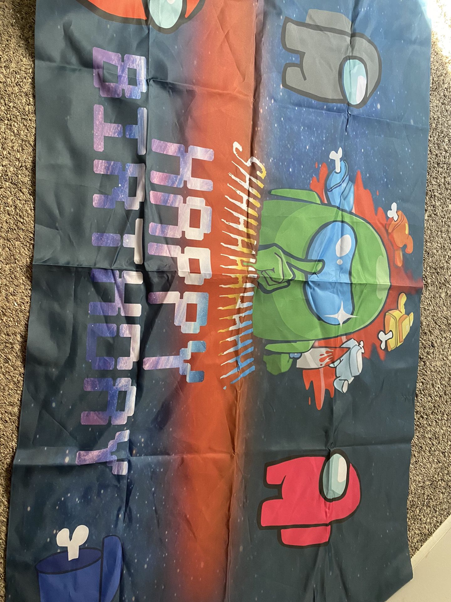 Among Us Balloon CutOut/Birthday supplies