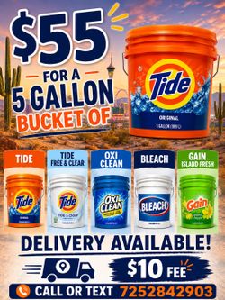Laundry detergent & bleach