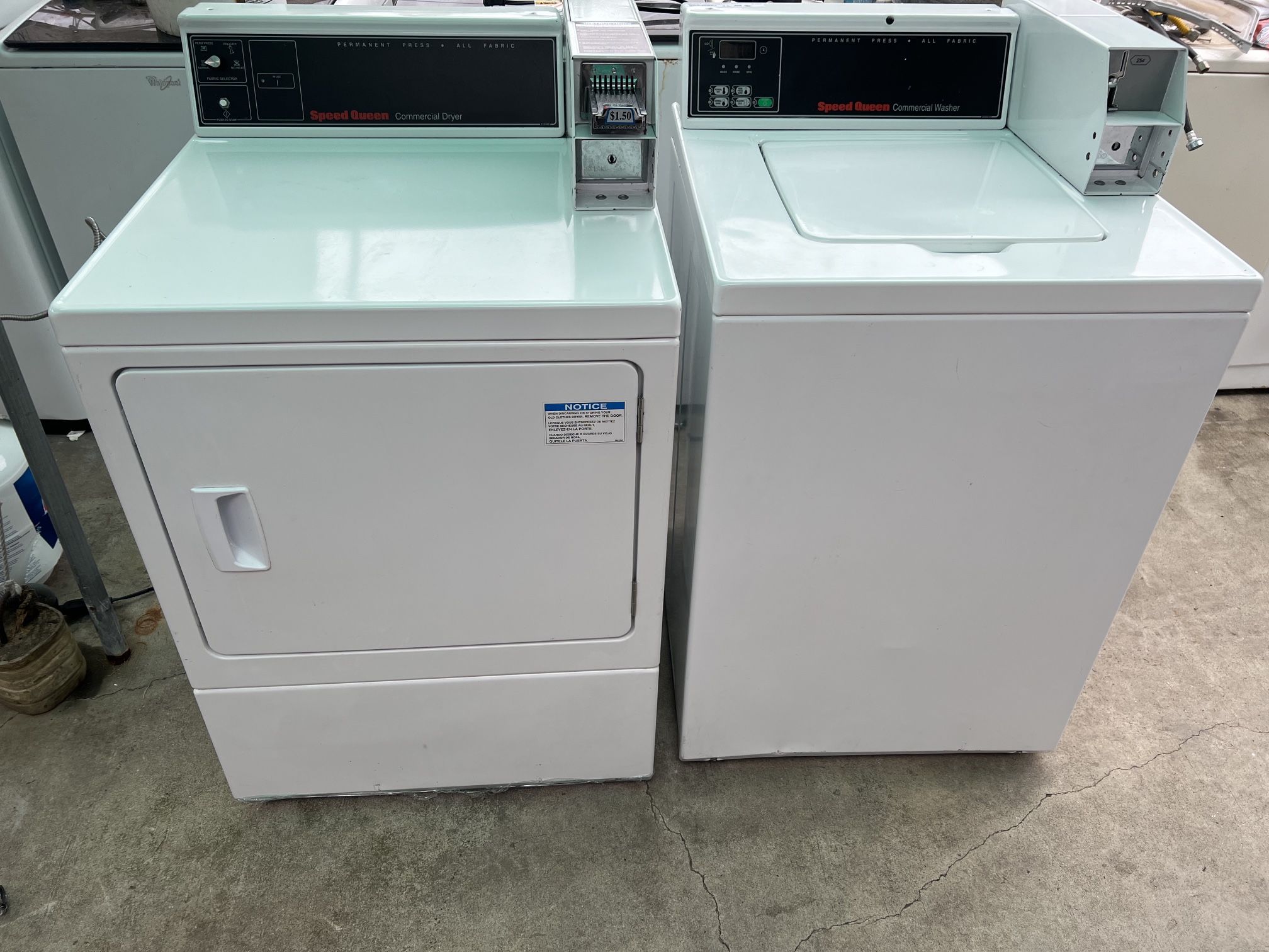 Comercial Washer & Dryer