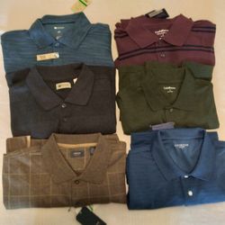 Various New LARGE Mens Polo Shirts