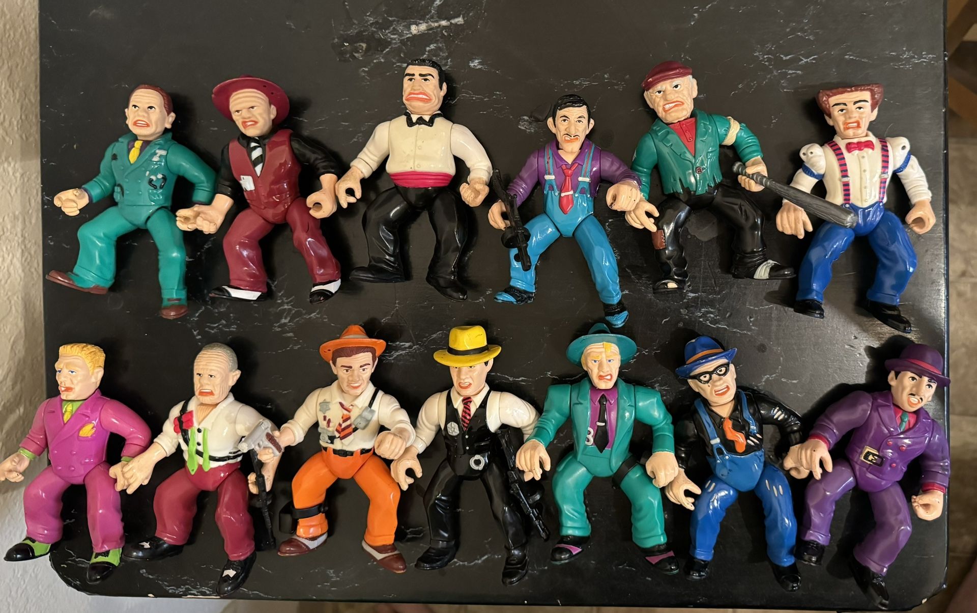 DICK TRACY Action Figure Collection!! From The 90’s!! WILL NEGOTIATE!