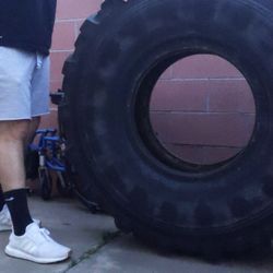 Selling My Working Out Tire! Good Condition Too