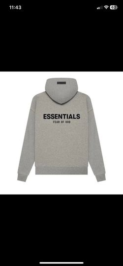 NEW Fear of God Essentials Dark Oatmeal Gray Hoodie Size S,M,L Authentic✅