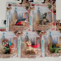 5-pc Mattel DC League of Superpets Micro Collection Figures