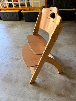 Wooden Adjustable Baby High Chair