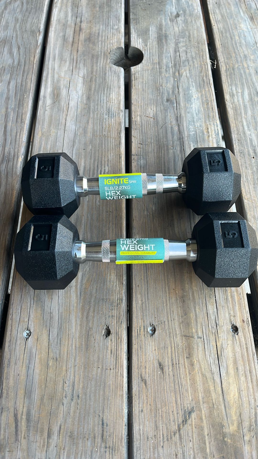 5-lbs Dumbbells NEW