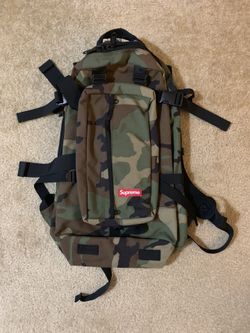 NWOT Supreme Camo SS12 Omega 32 backpack and waistbag
