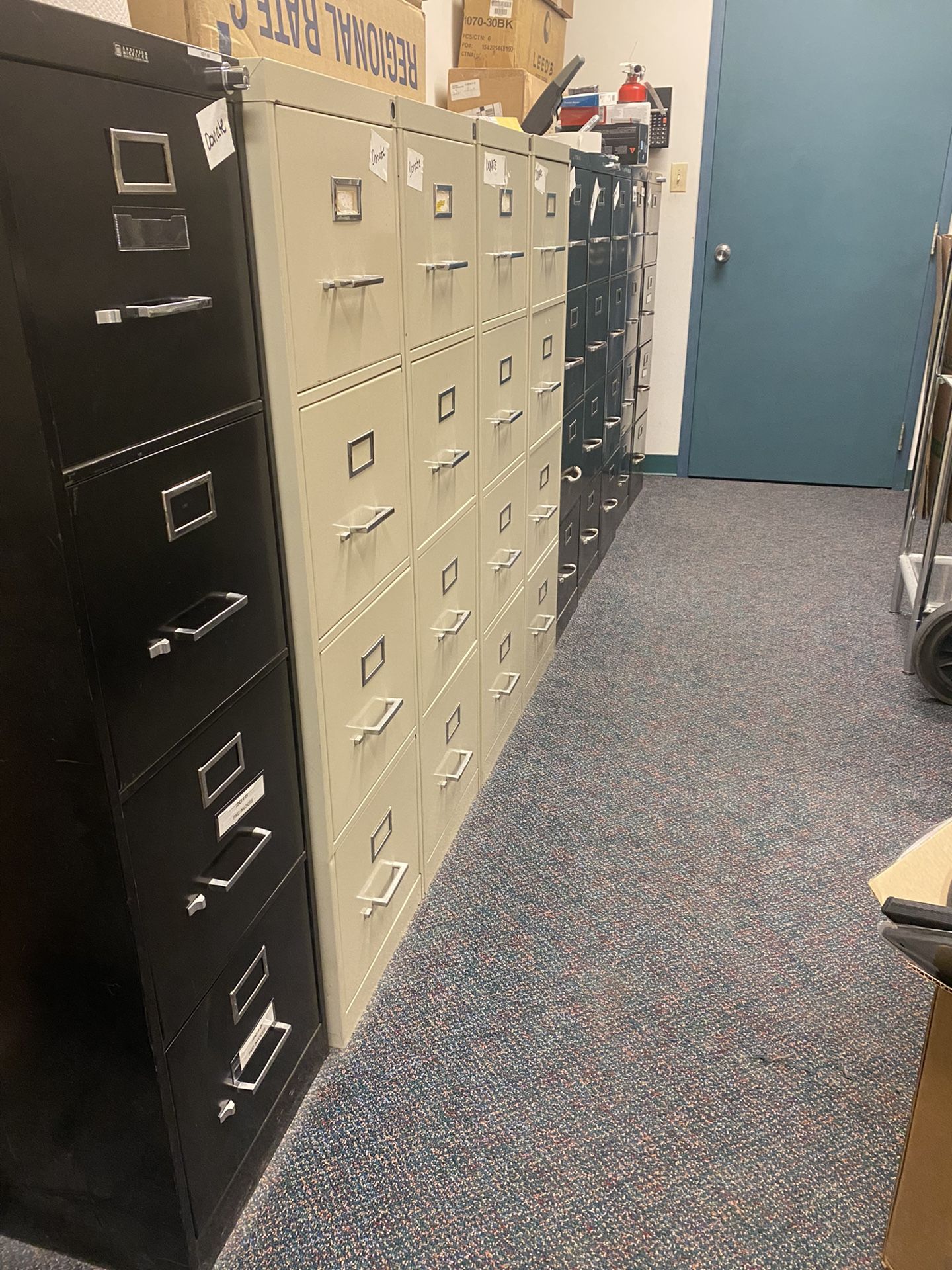 10 File Cabinets 