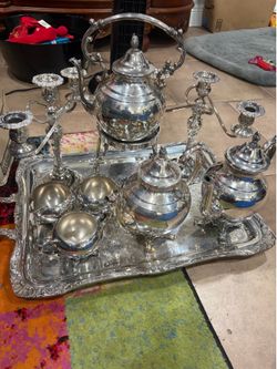 Vintage Silver Plated Tea Set