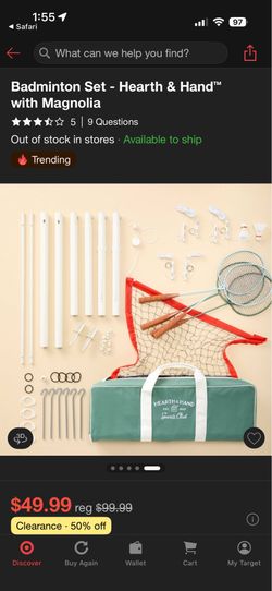 Badminton set