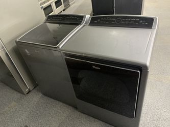 Whirlpool washer dryer set with warranty