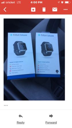 2 new Fitbit blaze smart watches