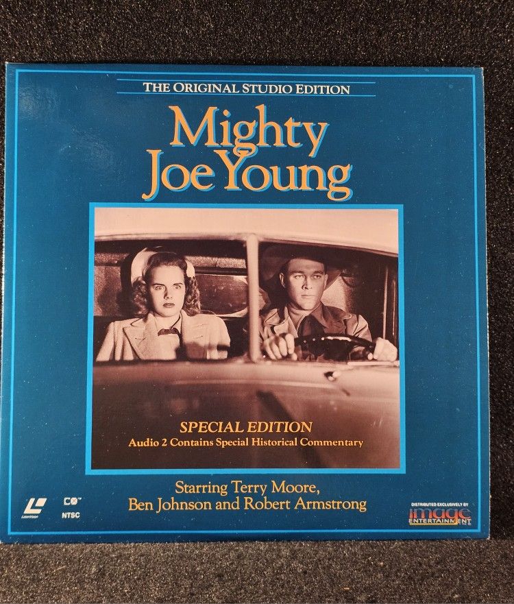 Vintage Lot of 3 Laser Disc Classics The Shootest, When Worlds Collide & Mighty Joe Young