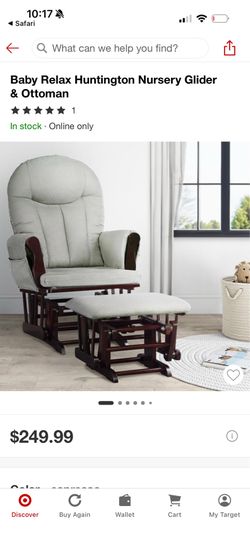 Nursery Glider & Ottoman (NEW IN BOX)
