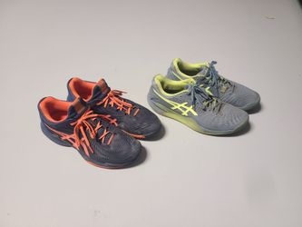 ASICS Court FF 3 and gel resolution 9 tennis shoes 11 .5