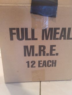 M.R.E Meals 