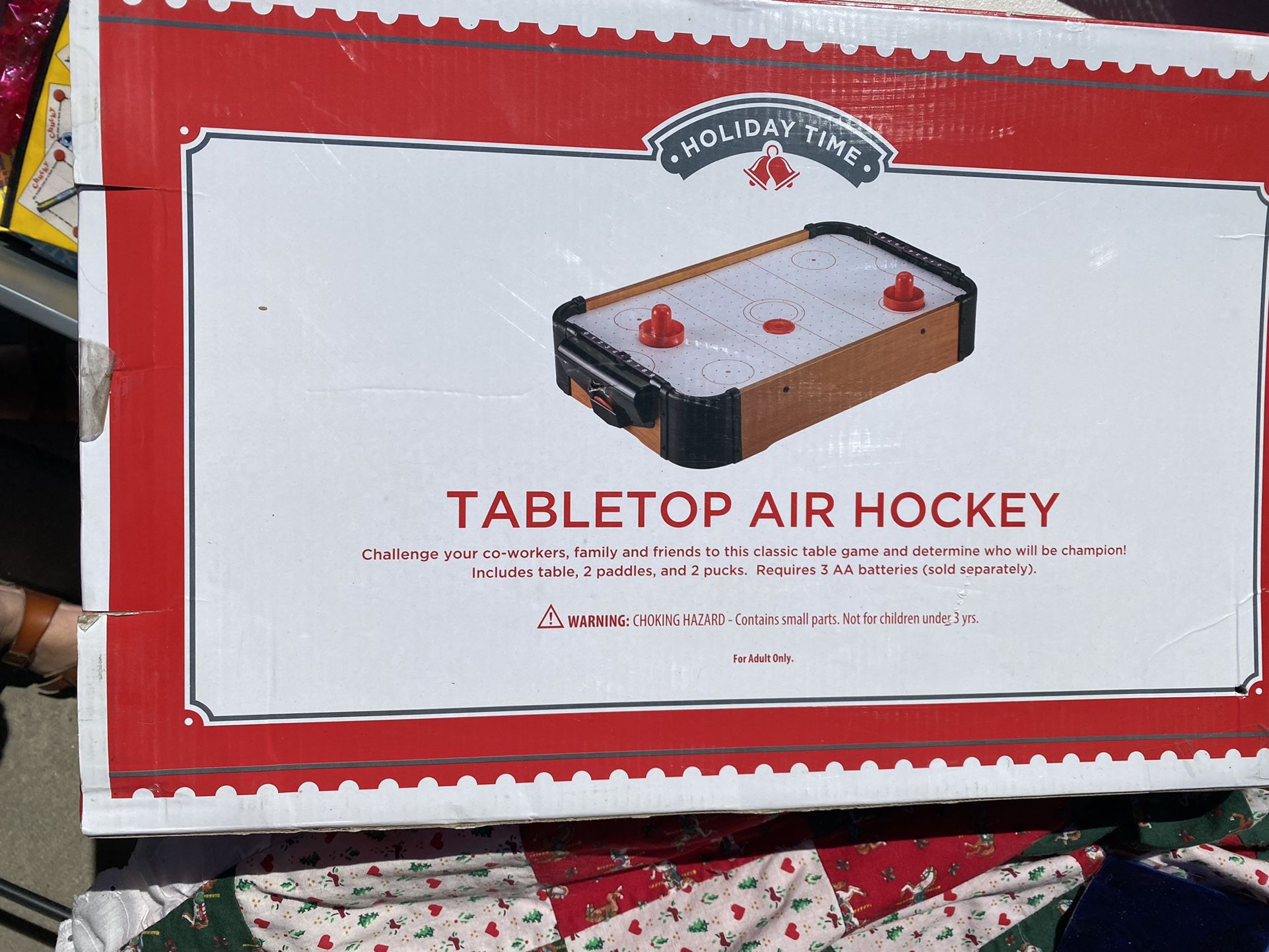 Tabletop Air Hockey