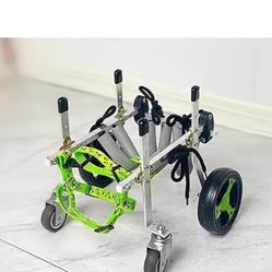 4 Wheels Dog Wheelchair Mobility Aids Full Support, Light Weightleg Brace for Dogs Back Leg, Disabled Doggie Rehabilitation Cart All Terrain