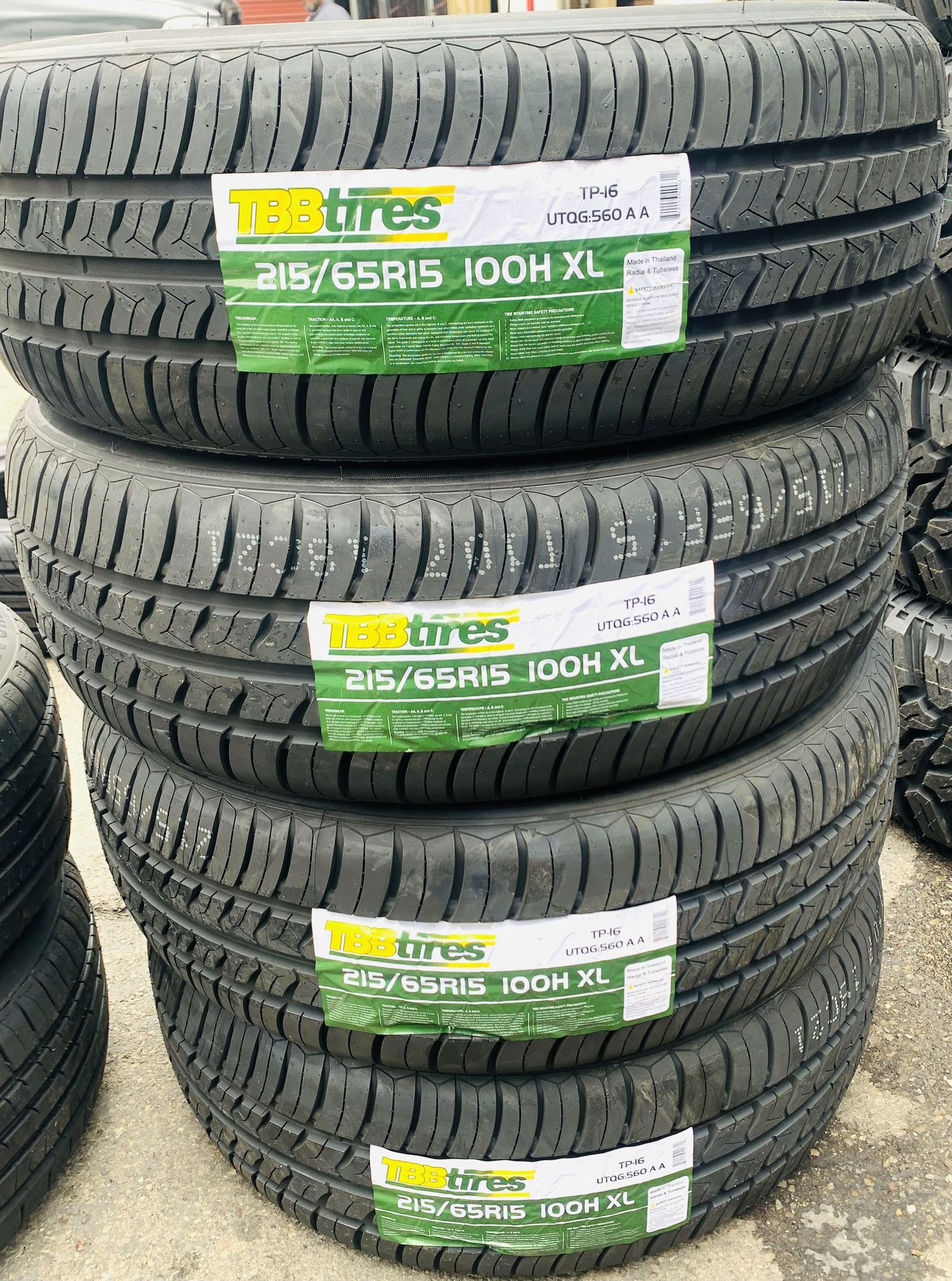 2156515 TBB All Season Tires installed (4) New 50,000 Mile Warranty