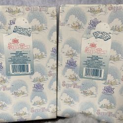 Retired Precious Moments Sugar Town Straight And Curved Sidewalk Figurines 1994 Edition