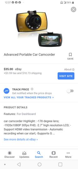 Advanced portable camcorder car cam