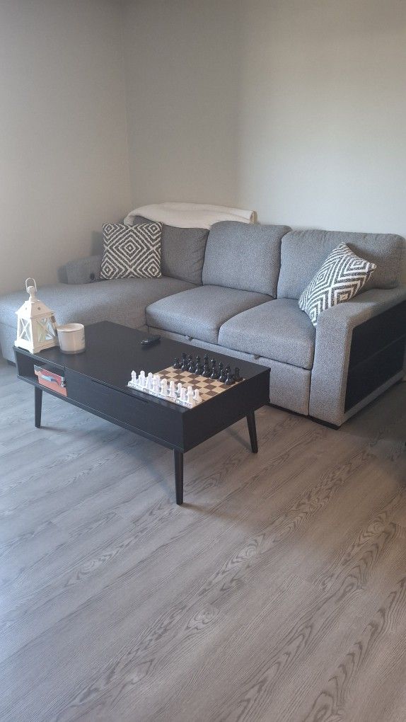 Gray Sleeper Sofa
