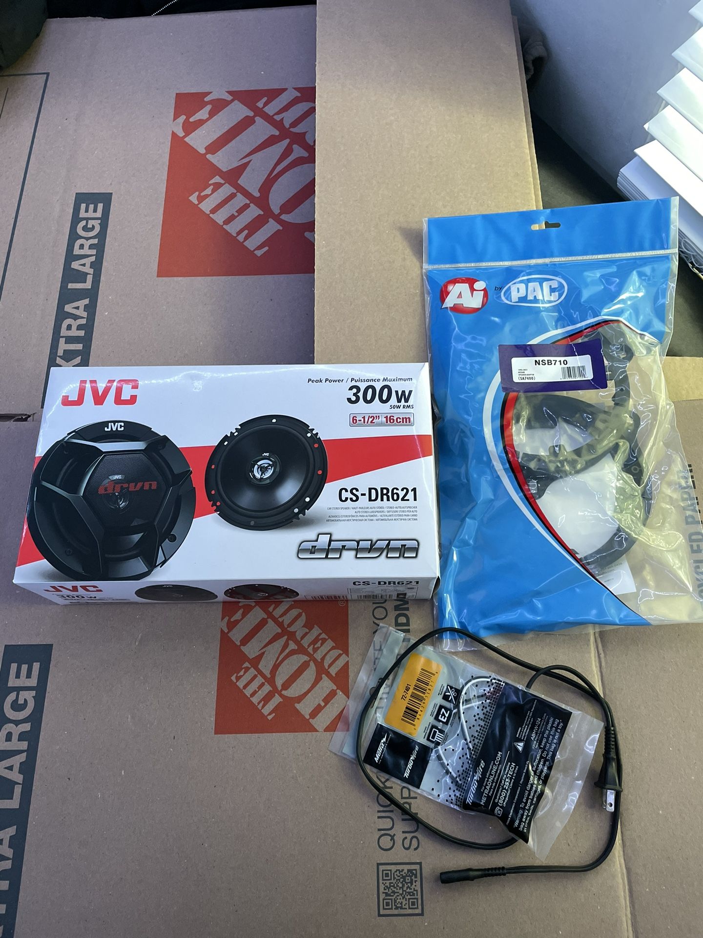 JVC CS-DR621 6.5 Inch 2 Way Car Speakers