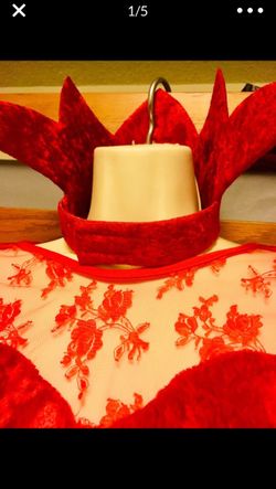 Girl Devil Deluxe Red Halloween Costume Sz 8 - 10