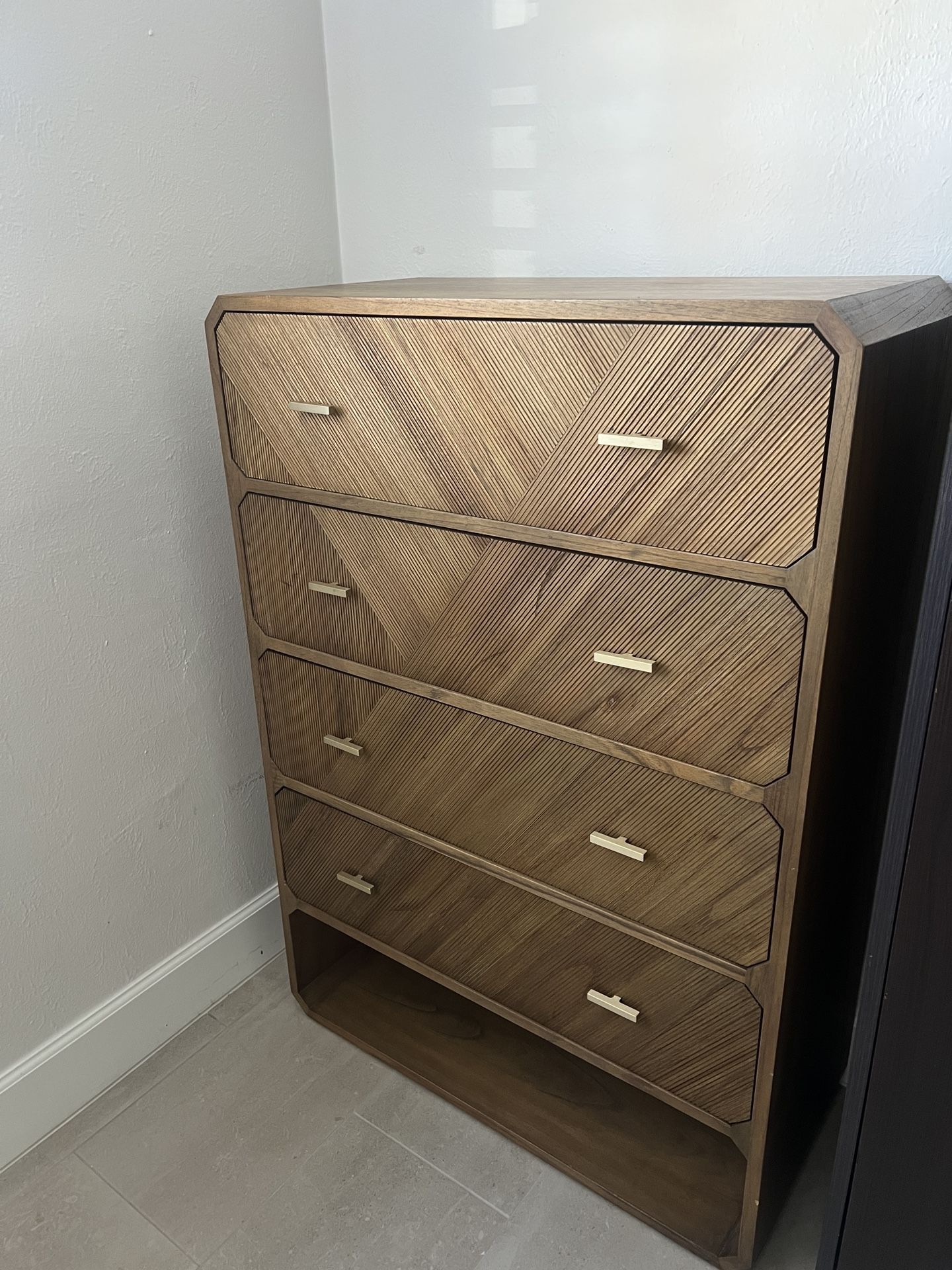 Wooden 4 Door Chest