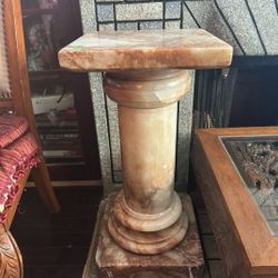 Marble Onyx Pedestal