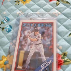  Chicago Cubs 1988 Topps Ryne Sandberg Lee Smith Andre Dawson Andre Dawson All-star Baseball Cards Lot 