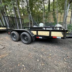 Utility Trailer 6.5x12 Tandem Axel 