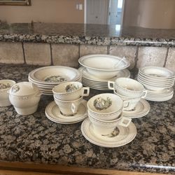Vtg American Limoges China Set