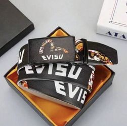 Evisu Leather Belt