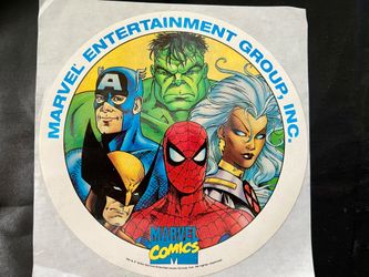 SUPER RARE VINTAGE MARVEL PROMO STICKER