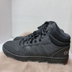 Adidas Hoops Vintage Black Sneakers 10 1/2