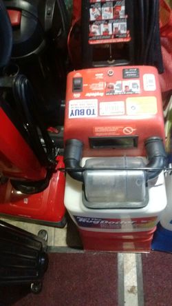 Rug Doctor used with upholstery cleaner